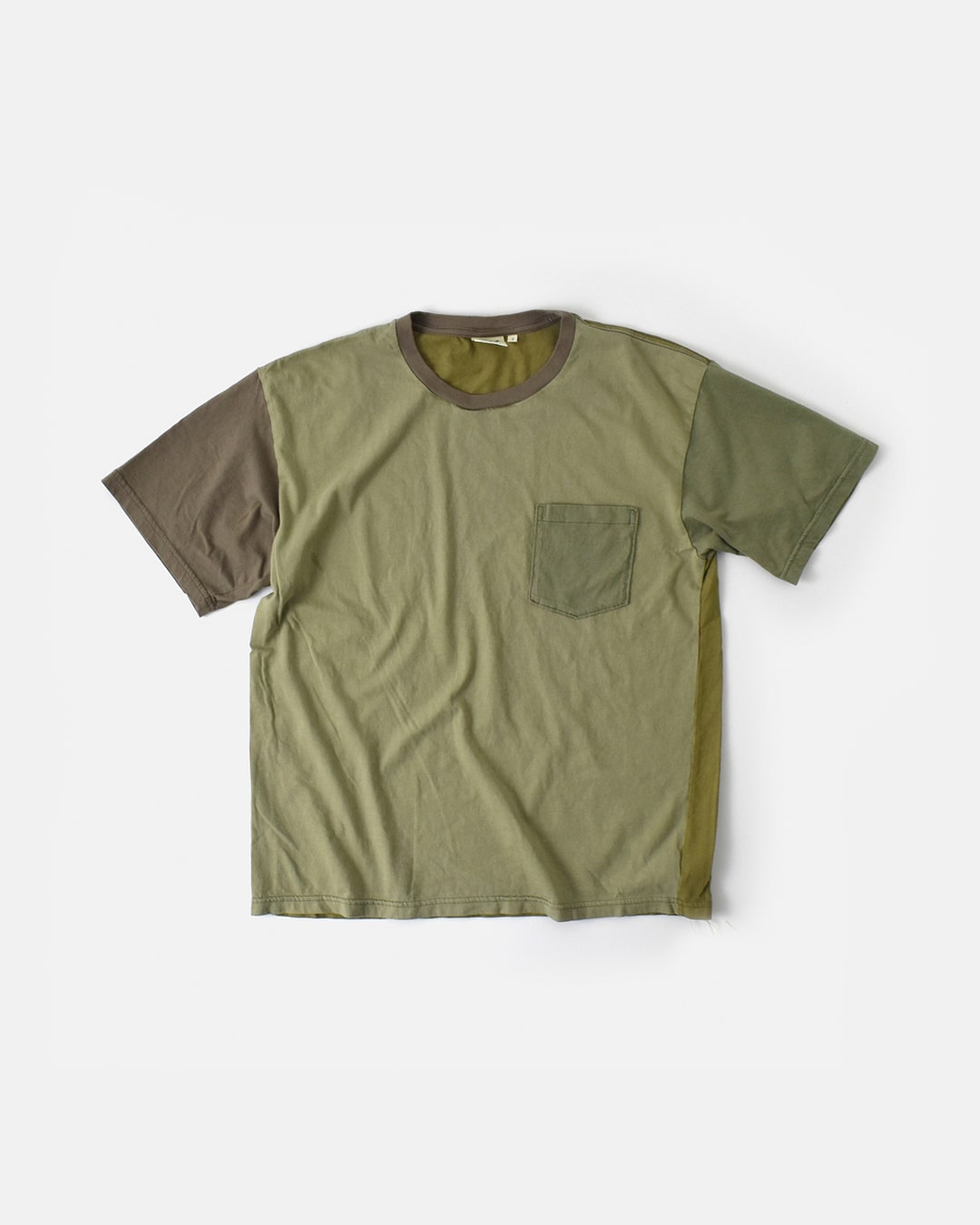 or slow(オアスロウ)コットン 4トーン ポケット Tシャツ 01-0024