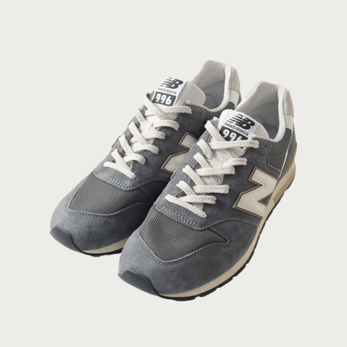 new balance(ニューバランス)<br>Nロゴ ピッグスエード メッシュ アッパー スニーカー “CM996” 