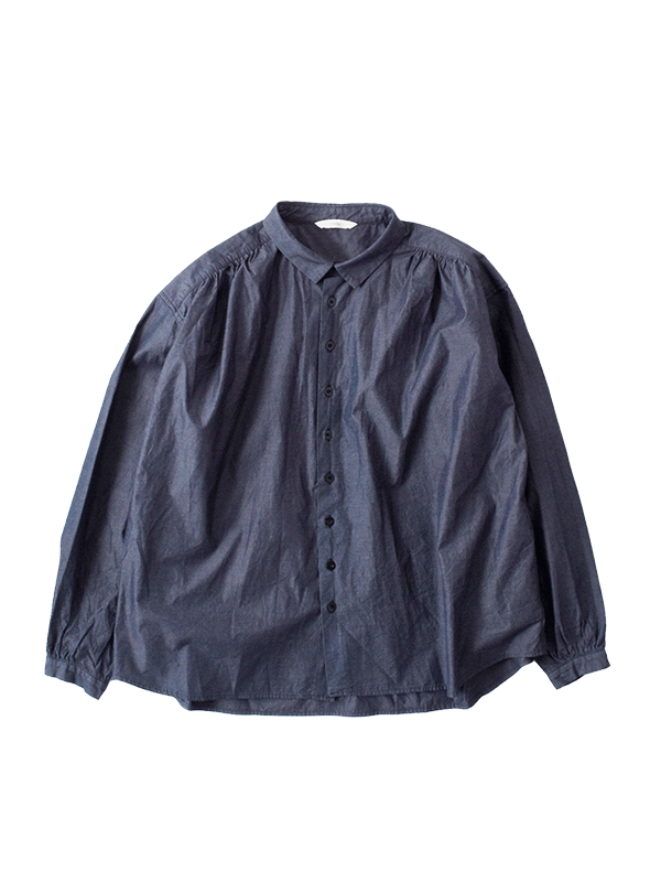 CLOLI(クロリ)コットン ギャザー シャツ “COTTON GATHER SHIRT” cl-s0031