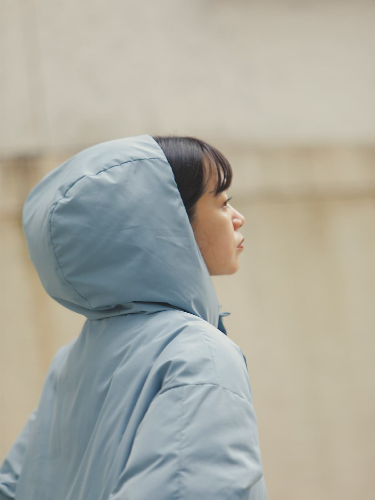 miffew ミフュー フーデッド ダウン ジャケット HIDDEN SNAP HOODED DOWN JACKET