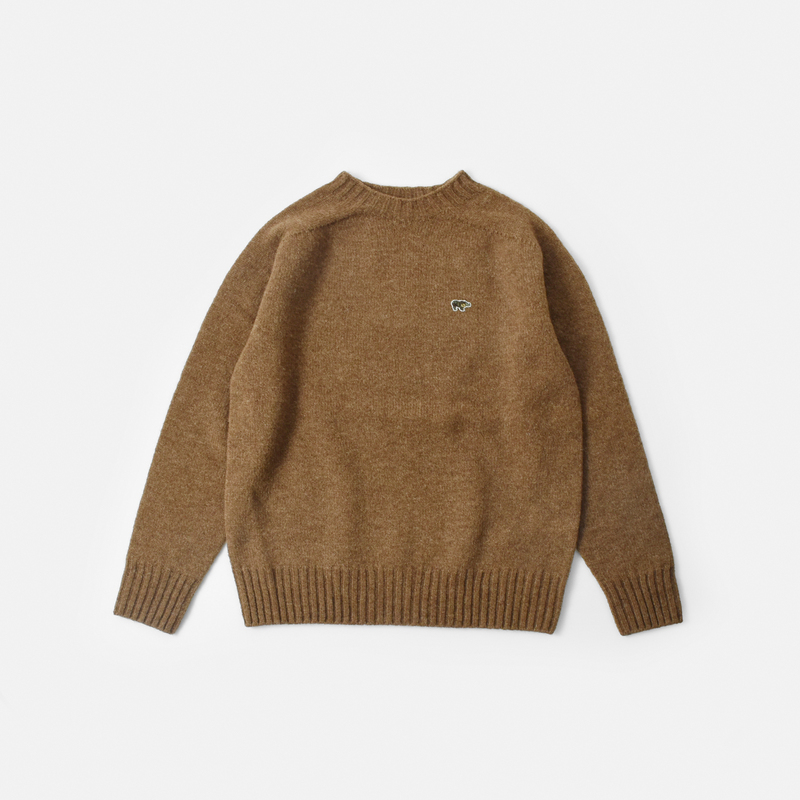 SCYE BASICS(サイベーシックス)シェットランドウール クルーネック セーター “Shetland Wool Crew Neck Sweater” 5224-13602